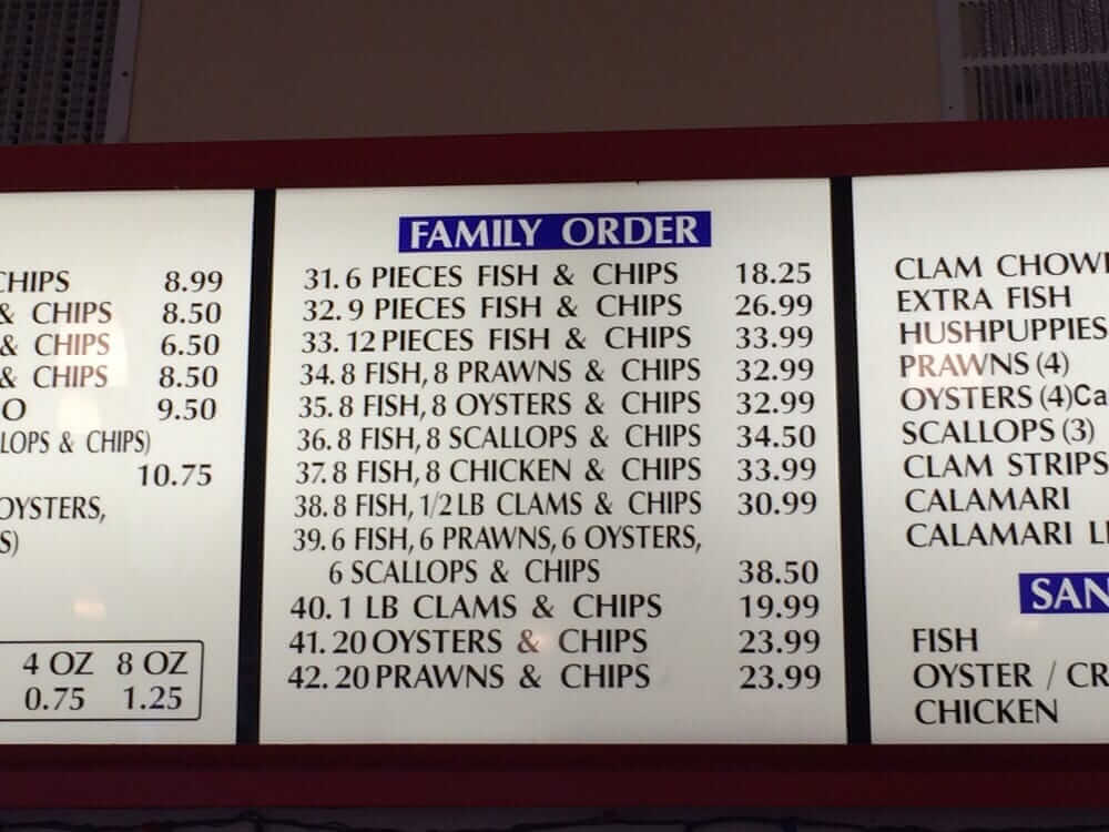 Anchors Fish & Chips Roseville, CA Full Menu, Reviews, Photos